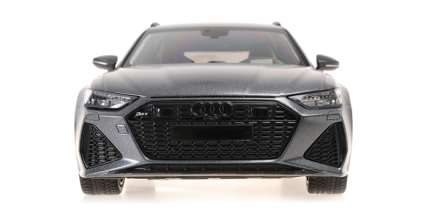 Minichamps Audi RS6 C8 Avant 2019 matt grau 1:18 limitiert 1/333 RS 6 Modellauto