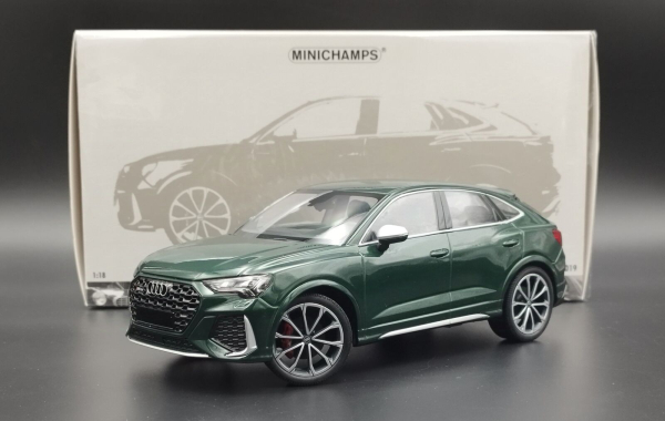 Minichamps 155018102 AUDI RSQ3 2019 grün metallic 1:18 limitiert 1/336 Modellauto