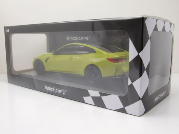 Minichamps 155020120 BMW M4 Coupe G82 2020 yellow 1:18 Modelcar