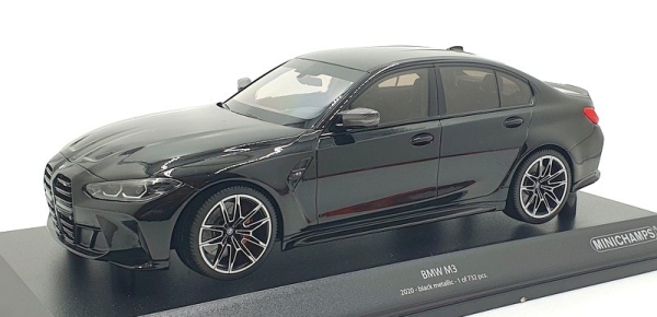 Minichamps 155020202 BMW M3 G80 2020 schwarz 1:18 Modellauto limitiert 1/732