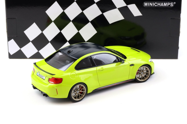 Minichamps 155021029 BMW M2 CS F87 2020 gelbgrün 1:18 Modellauto