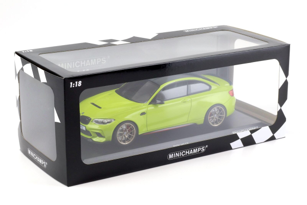 Minichamps 155021029 BMW M2 CS F87 2020 gelbgrün 1:18 Modellauto