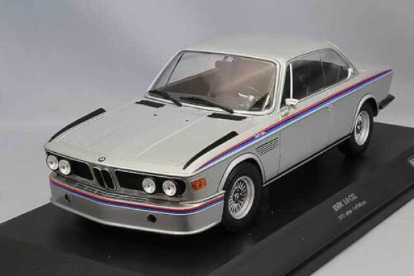 Minichamps 155028135 BMW 3.0 CSL E9 1971 silber 1:18 Modellauto