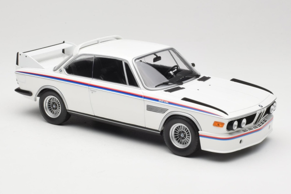 Minichamps 155028136 BMW 3.0 CSL E9 1971 weiss 1:18 Modellauto