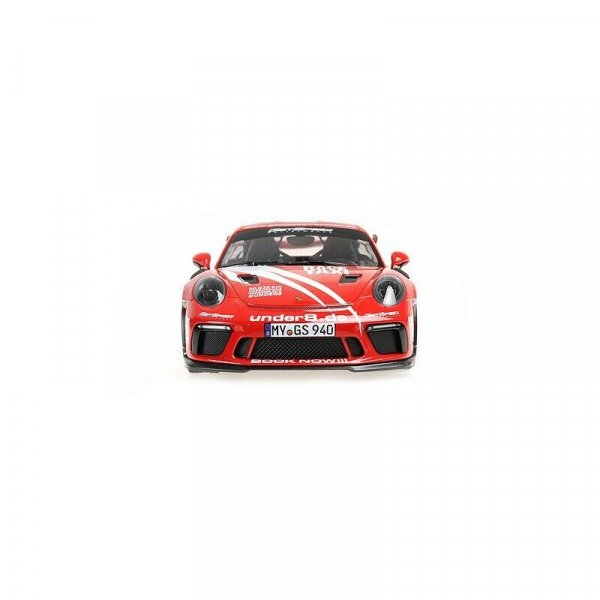 Minichamps PORSCHE 911 991.2 GT3 RS 2019 GETSPEED RACE TAXI rot 1:18 Modellauto
