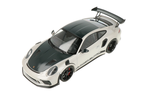 Minichamps PORSCHE 911 991.2 GT3 RS 2019 silber Weissach Paket 1:18 Modellauto