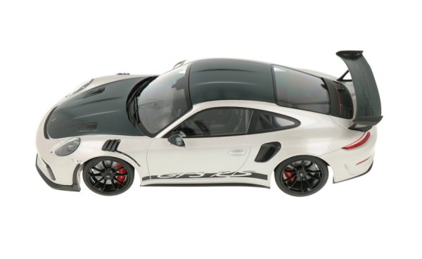 Minichamps PORSCHE 911 991.2 GT3 RS 2019 silber Weissach Paket 1:18 Modellauto