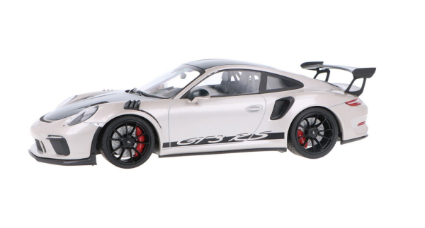 Minichamps PORSCHE 911 991.2 GT3 RS 2019 silber Weissach Paket 1:18 Modellauto