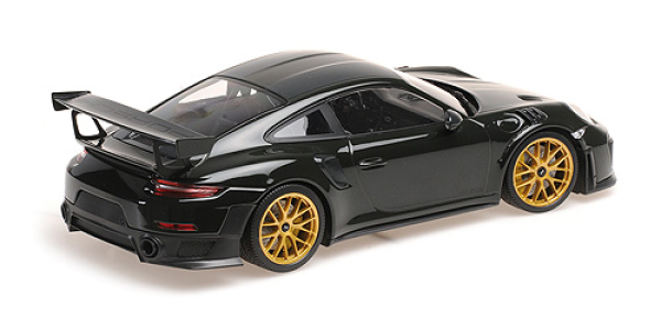 Minichamps 155068306 PORSCHE 911 991.2 GT2 RS 2018 grün / GOLDEN WHEELS 1:18 Modellauto