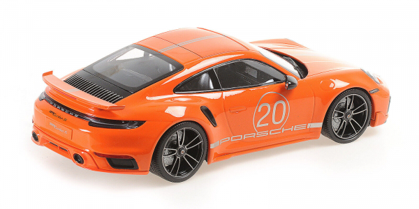 Minichamps 155069171 Porsche 911 992 Turbo S 2021 orange 1:18 limitiert 1/504 Modellauto