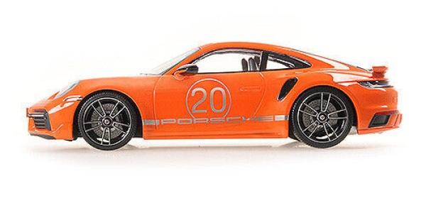 Minichamps 155069171 Porsche 911 992 Turbo S 2021 orange 1:18 limitiert 1/504 Modellauto