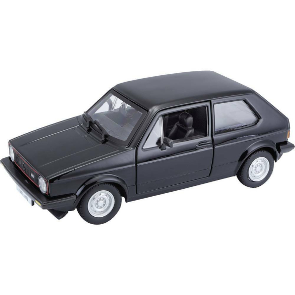 Bburago 15621089 VW Golf I GTI MK1 schwarz 1:24 Modellauto