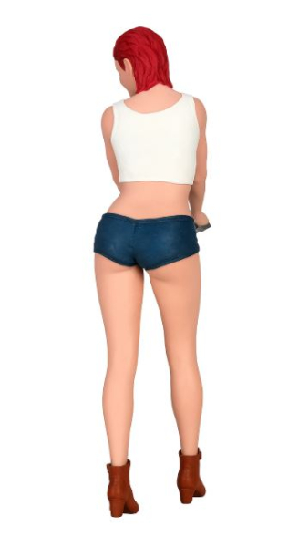 Atlantic 1:18 Figur Courtney Frau die Auto wäscht für Modellbau Diorama