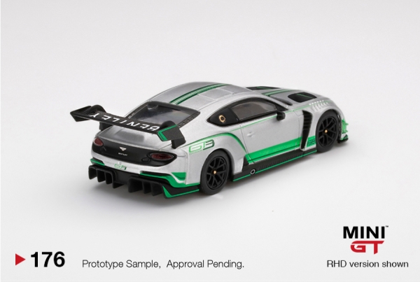 Mini GT Bentley Continental GT3 Präsentation 2018 LHD 1:64 limited MGT00176