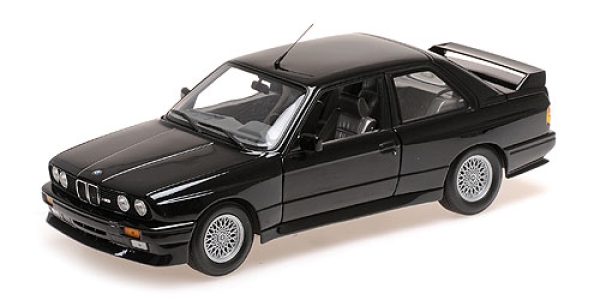Minichamps BMW M3 E30 1987 schwarz metallic 1:18 Modellauto