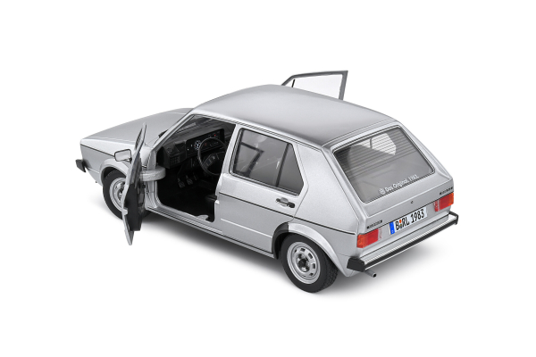 VW Golf 1 MK1 L 1983 silver 1:18 Solido 421186130 Modelcar