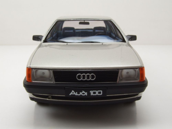 Triple9 1800352 Audi 100 2.3E C3 Typ 44 1989 silver metallic 1:18 modelcar