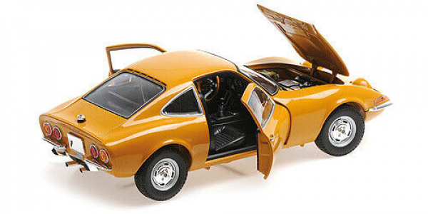 Minichamps 180049031 Opel GT 1900 ocker 1970 1:18 Modellauto