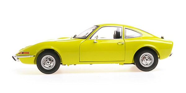 Minichamps 180049032 Opel GT 1900 gelb 1970 1:18 Modellauto