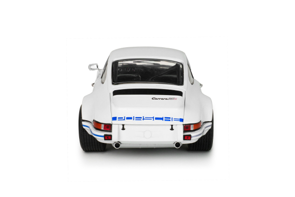 Porsche 911 RSR weiß / blaue Carrera Streifen 1973 1:18 Solido 421186587 Modellauto