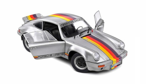 PORSCHE 911 RSR Kremer 1973 silber 1:18 Solido 421186416 modellauto