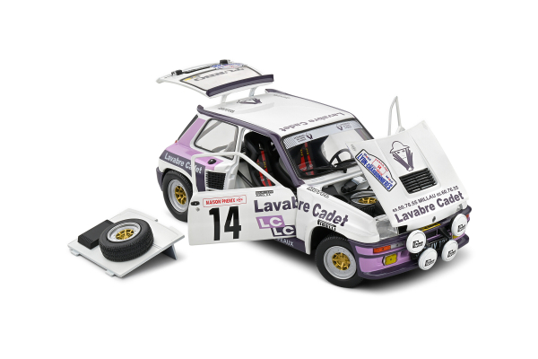 Renault 5 Turbo Rallye Lyon Charbonniere #14 white 1:18 Modelcar Solido 421186382