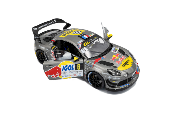 Alpine A110 RGT+ #6 Rallye Du Mont Blanc 2024 grau 1:18 Solido 421186503 Modellauto