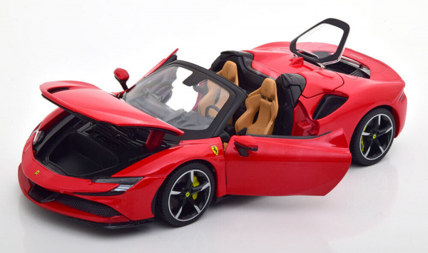 Bburago 18016 Ferrari SF90 Stradala Hybrid 2020 rot 1:18 Modellauto