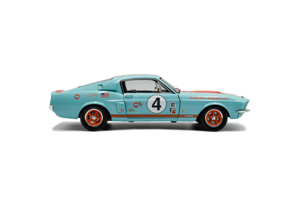Shelby GT500 gulf racing tribute 1967 blau/orange 1:18 Modellauto Solido 421186535