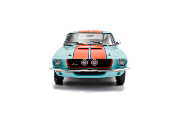 Shelby GT500 gulf racing tribute 1967 blau/orange 1:18 Modellauto Solido 421186535