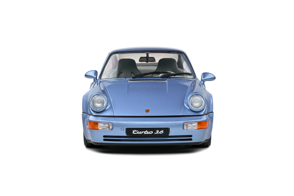 Porsche 911 964 Turbo horizontalisches blau 1990 1:18 Solido 421186335 Modellauto