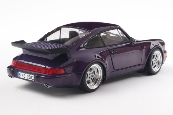 Porsche 911 964 Turbo blue violett blau 1:18 Solido 421186562 Modellauto