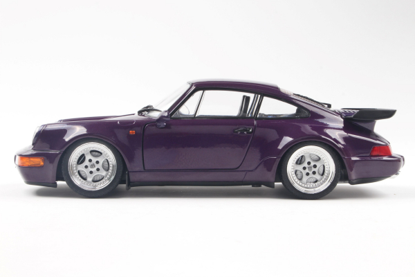 Porsche 911 964 Turbo blue violett blau 1:18 Solido 421186562 Modellauto