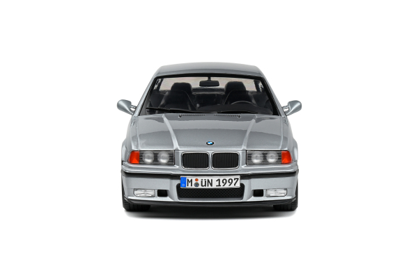 BMW E36 M3 Coupe 1990 silber 1:18 Modellauto Solido 421186339