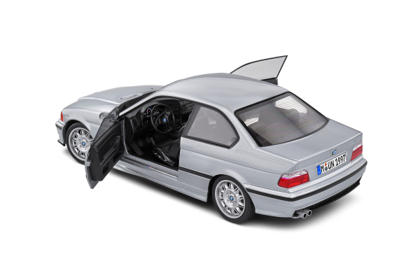 BMW E36 M3 Coupe 1990 silber 1:18 Modellauto Solido 421186339