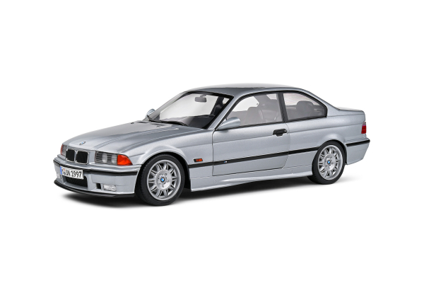 BMW E36 M3 Coupe 1990 silber 1:18 Modellauto Solido 421186339