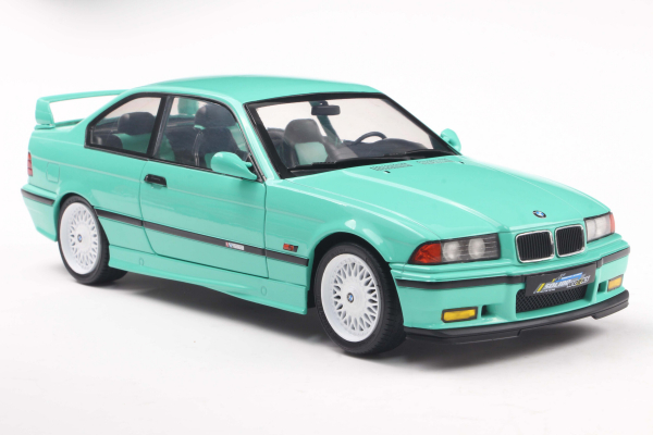 BMW E36 M3 Coupe mint green 1991 1:18 Modelcar Solido 421186519