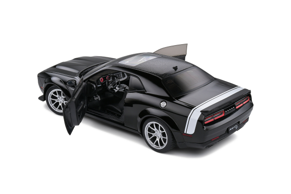 Dodge Challenger SRT Hellcat widebody schwarz 2023 1:18  Modellauto Solido 421182390