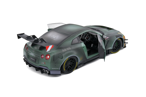 Nissan GT-R Army Fighter Liberty Walk 2022 grün 1:18 Modellauto Solido 421182408