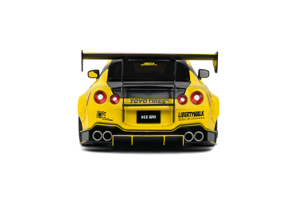 Nissan GT-R R35 Liberty Walk Body Kit 2.0 gelb 1:18 Modellauto Solido 421186334