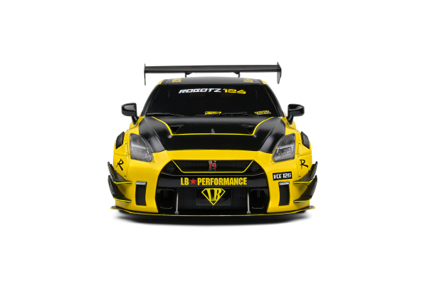 Nissan GT-R R35 Liberty Walk Body Kit 2.0 gelb 1:18 Modellauto Solido 421186334