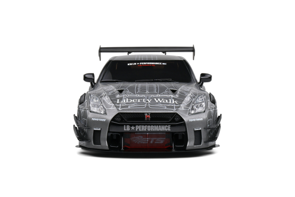 Nissan GT-R R35 Liberty Walk 2020 grau 1:18 Modellauto Solido 421186361