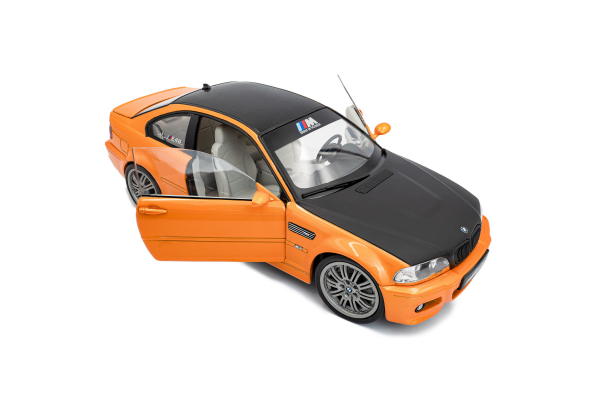 BMW E46 M3 coupe orange 1:18 Solido 421186532 Modellauto