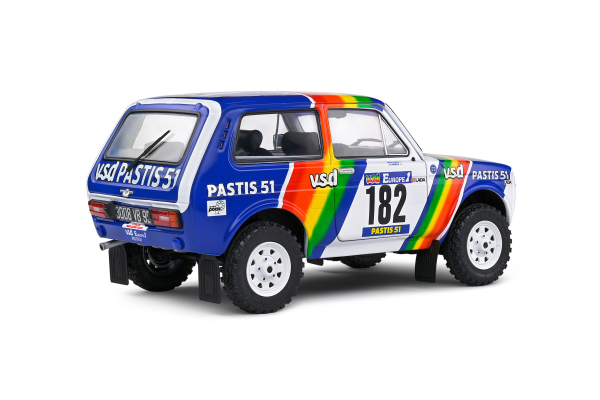 Solido 421186366 Lada Niva Paris-Dakar weiß #182 1:18 Modellauto