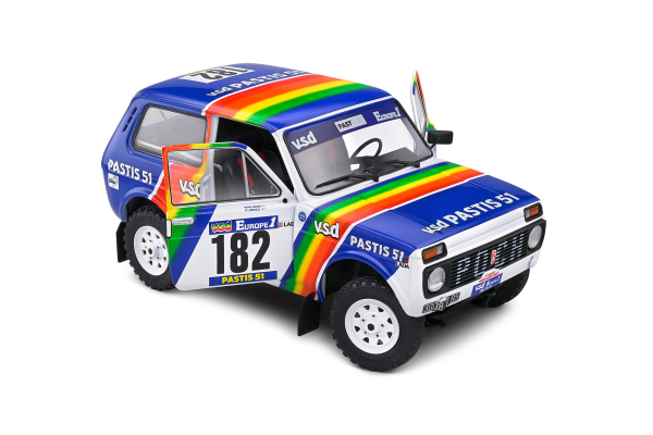 Solido 421186366 Lada Niva Paris-Dakar weiß #182 1:18 Modellauto