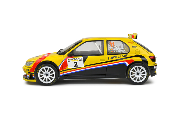 Peugeot 306 Maxi Rallye du Mont Blanc yellow 2022 #2 1:18 Modelcar Solido 421186338