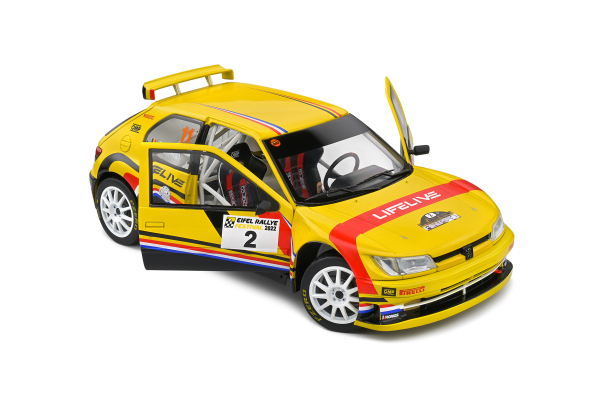 Peugeot 306 Maxi Rallye du Mont Blanc yellow 2022 #2 1:18 Modelcar Solido 421186338