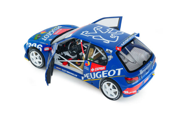 Peugeot 306 Maxi Rallye de Avilès 1997 #2 blau 1:18 Modellauto Solido 421186572
