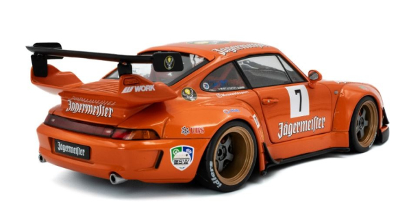 Porsche 911 993 RWB Jägermeister 1:18 orange Solido 421186493  Modelcar