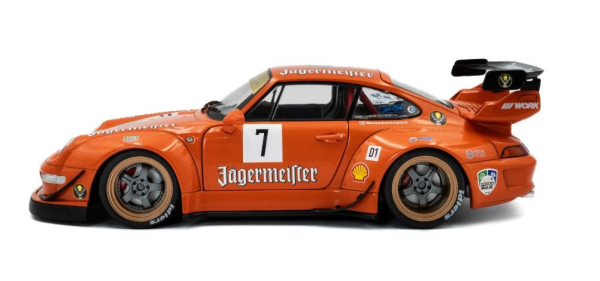 Porsche 911 993 RWB Jägermeister 1:18 orange Solido 421186493  Modelcar